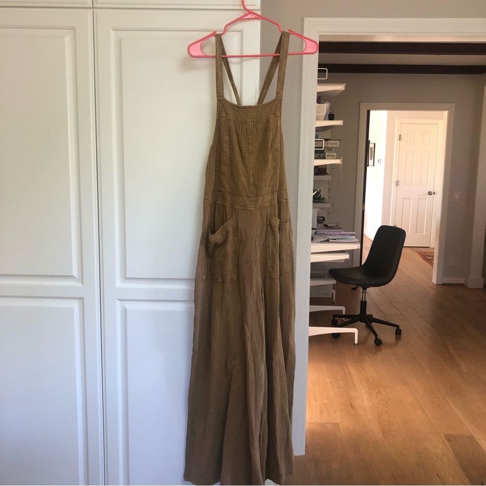 Free People Linen Overalls—Size M